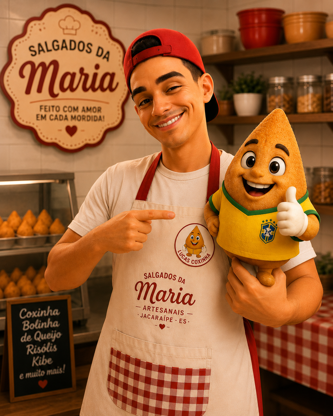 Lucas Coxinha do Sabor da Família